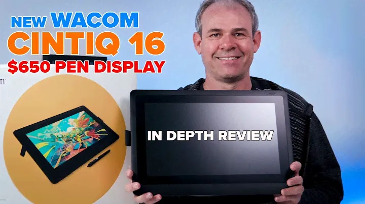 NEW Wacom Cintiq 16 PEN DISPLAY REVIEW + unboxing