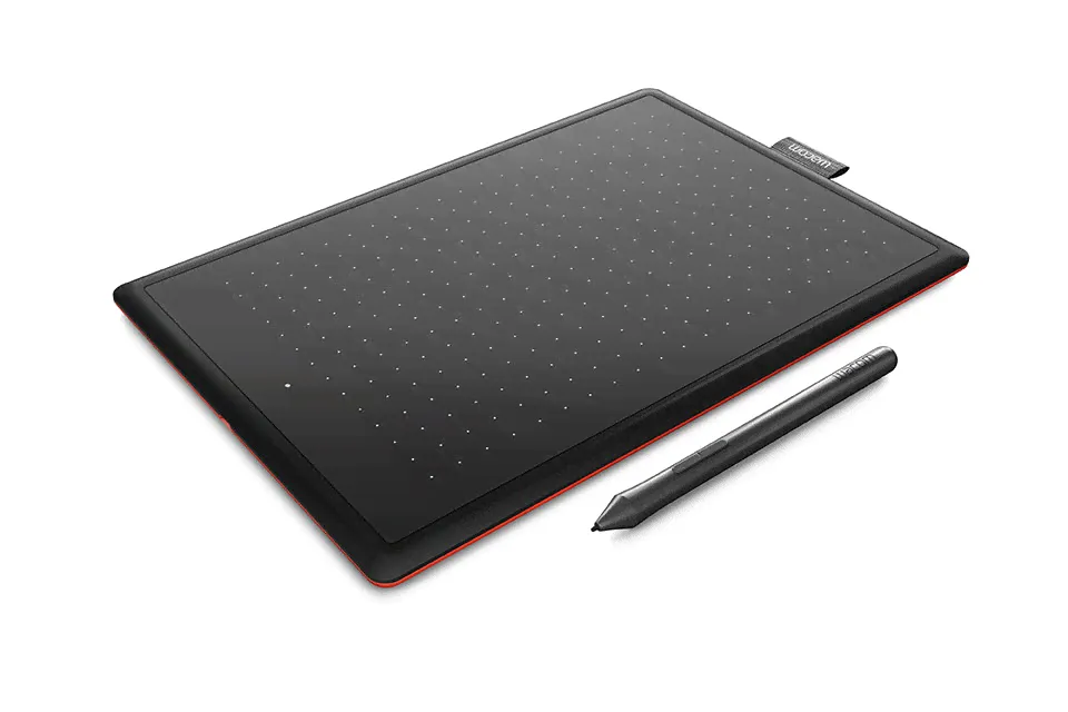 Графический планшет One by Wacom Small <CTL-472-N> Black&Red