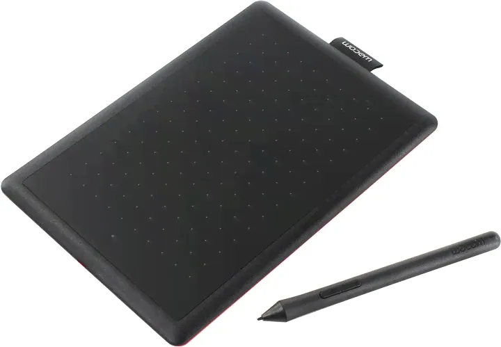 Графический планшет Wacom One by Wacom Small, черный/красный-0