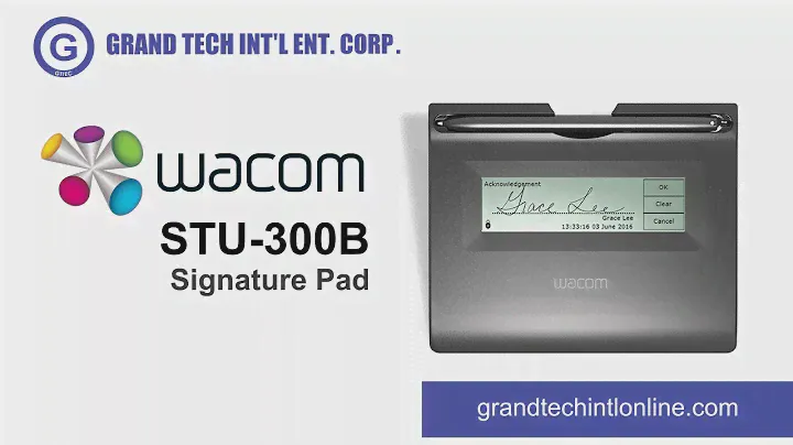 Wacom STU-300B Signature Pad