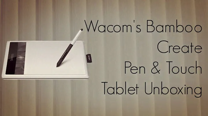Wacom's Bamboo Create Pen And Touch Tablet Unboxing in India - PhoneRadar