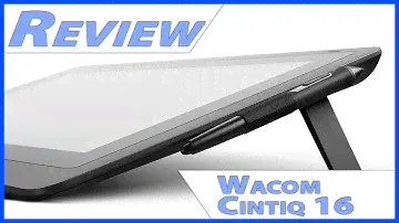 WACOM CINTIQ 16 Review + Unboxing + hands on + overview