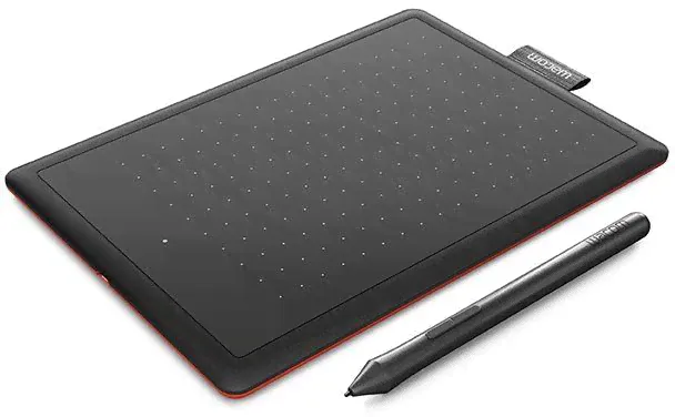 Граф. планшет WACOM One CTL-472 черный/красный CTL-472-N-0