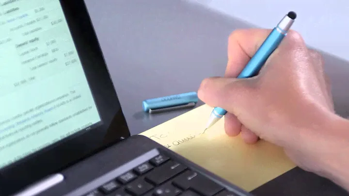 Note-taking with Bamboo Stylus