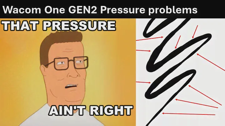 Pressure problems with new Wacom One (2023/GEN2) drawing tablets