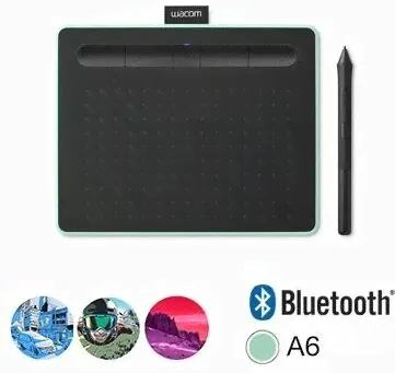 Wacom Графический планшет WACOM Intuos S Bluetooth (CTL-4100WLK-N/CTL-4100WLE-N) графические планшеты-4