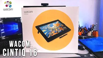 CINTIQ 16 DA WACOM - UNBOXING & REVIEW - Mesa Digitalizadora