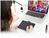 Wacom Графический планшет WACOM Intuos S Bluetooth (CTL-4100WLK-N/CTL-4100WLE-N) графические планшеты