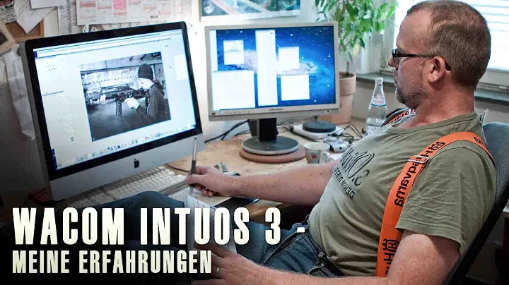 Ohne Digitaltablett läuft gar nichts  (Wacom Intuos 3 wide)