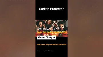 Screen Protector for Wacom Cintiq 16 Anti Glare Matte Paperfeel Protective Film
